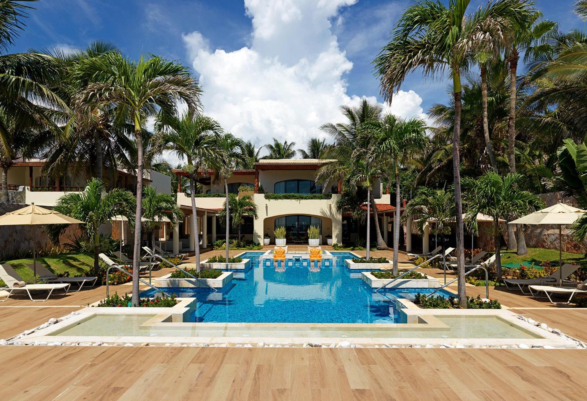Azul Villa Casa Del Mar Puerto Morelos Exterior photo