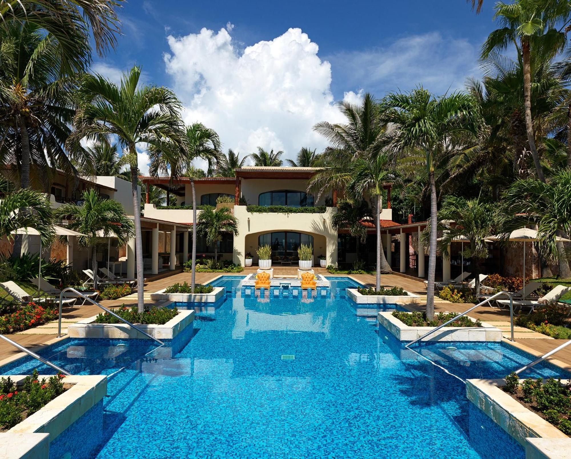 Azul Villa Casa Del Mar Puerto Morelos Exterior photo